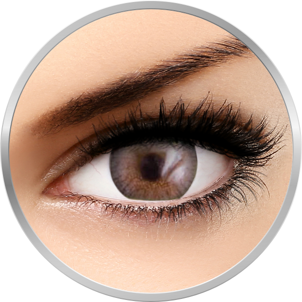 Lentile de contact colorate albastre lunare Phantasee Natural Monthly Crystal Grey 30 purtari (2 lentile/cutie) cu comanda online