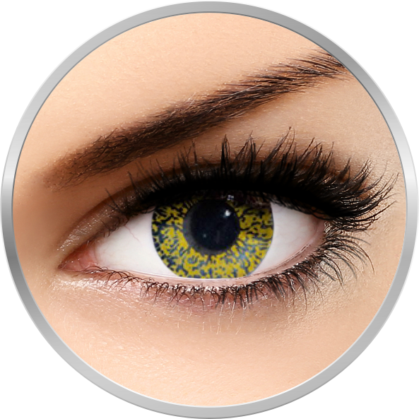 Lentile de contact colorate galbene trimestriale Edit Glimmer Gold 90 purtari (2 lentile/cutie) cu comanda online