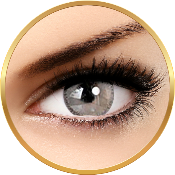 Lentile de contact colorate gri trimestriale Adore Bi Tone Grey 90 purtari (2 lentile/cutie) cu comanda online