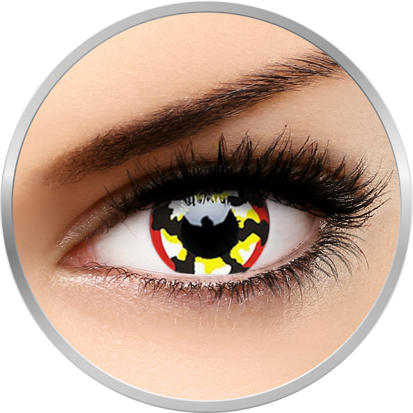 Lentile de contact colorate verzi anuale Crazy Klaw 360 purtari (2 lentile/cutie) cu comanda online