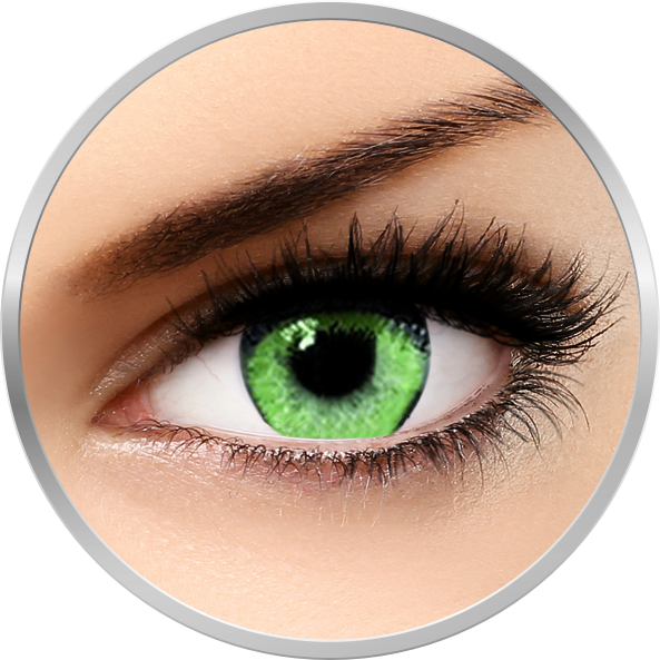 Lentile de contact colorate verzi trimestriale Queen’s Solitaire Jade 90 purtari (2 lentile/cutie) cu comanda online