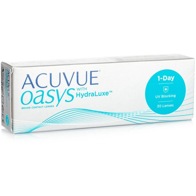 Lentile de contact cu dioptrii Acuvue Oasys 1 Day with HydraLuxe zilnice 30 lentile / cutie cu comanda online