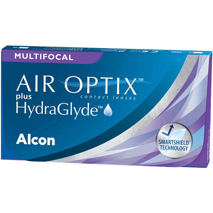 Lentile de contact cu dioptrii Air Optix plus HydraGlyde Multifocal 3 lentile / cutie cu comanda online