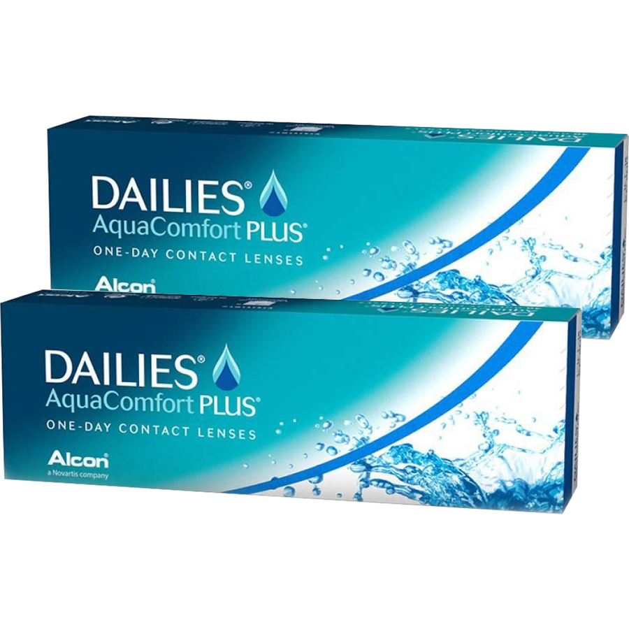 Lentile de contact cu dioptrii Alcon Dailies Aqua Comfort Plus unica folosinta 2 x 30 lentile cu comanda online