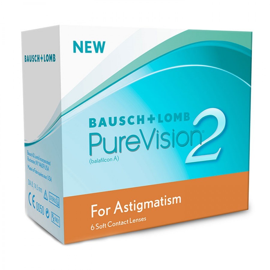 Lentile de contact cu dioptrii Bausch & Lomb Pure Vision 2HD Astigmatism lunare – 6 lentile / cutie cu comanda online