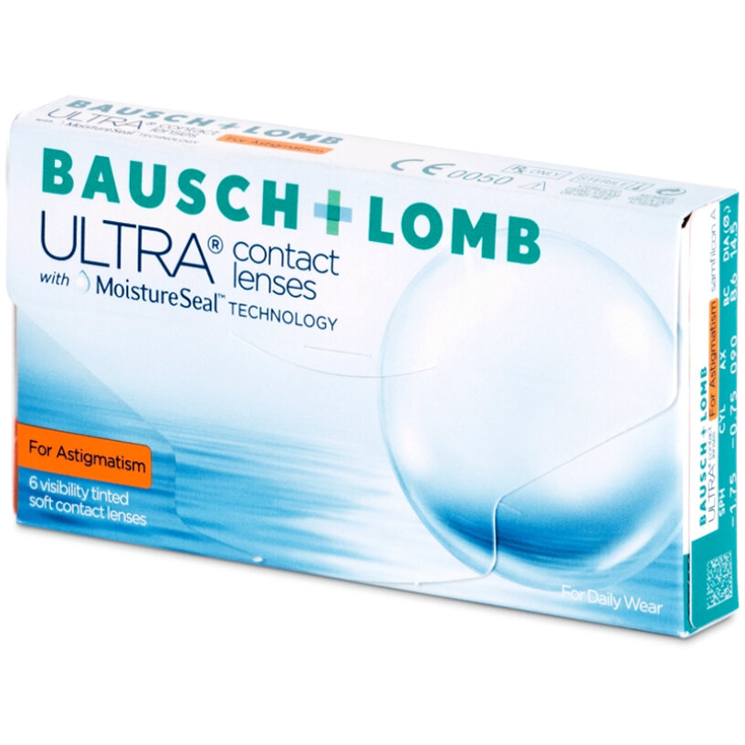 Lentile de contact cu dioptrii Bausch & Lomb ULTRA for Astigmatism lunare – 6 lentile / cutie cu comanda online