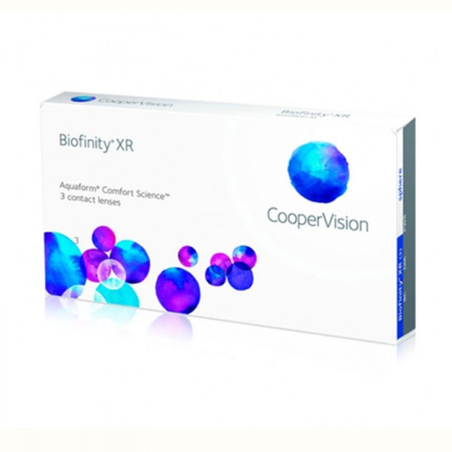 Lentile de contact cu dioptrii Cooper Vision Biofinity XR lunare 3 lentile / cutie cu comanda online