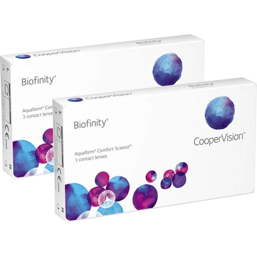 Lentile de contact cu dioptrii Cooper Vision Biofinity lunare 2 x 3 lentile / cutie cu comanda online