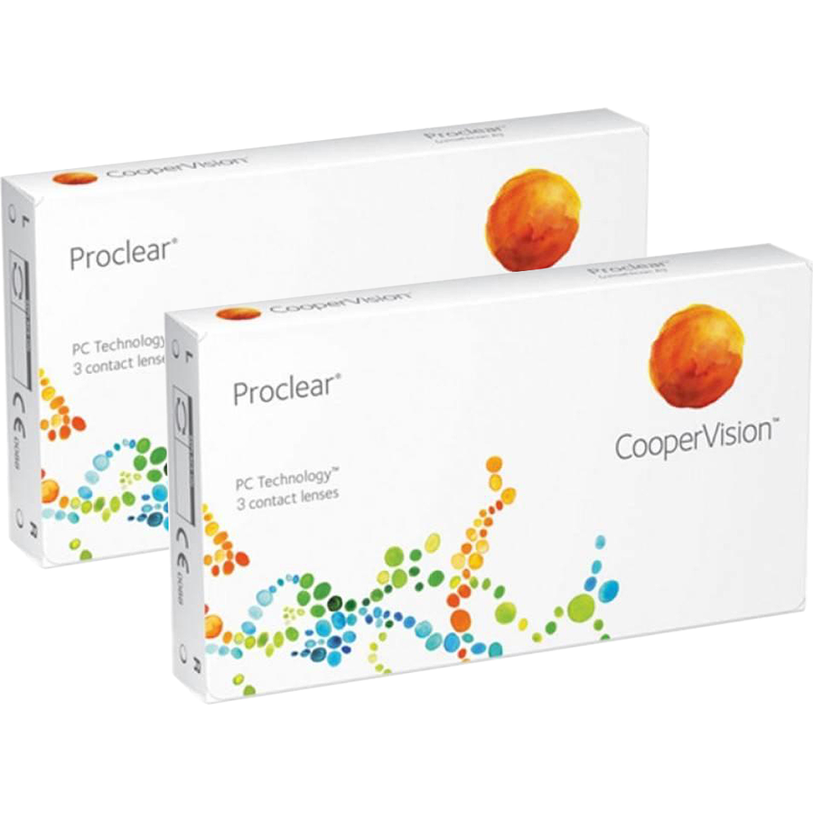 Lentile de contact cu dioptrii Cooper Vision Proclear lunare 2 x 3 lentile / cutie cu comanda online