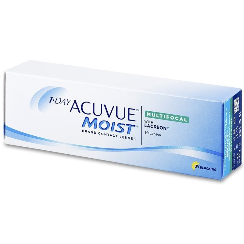 Lentile de contact cu dioptrii Johnson&Johnson 1 Day Acuvue Moist Multifocal zilnice 30 lentile / cutie cu comanda online