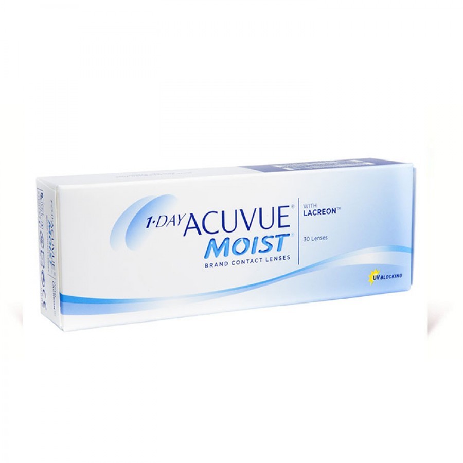 Lentile de contact cu dioptrii Johnson&Johnson 1 Day Acuvue Moist zilnice 30 lentile / cutie cu comanda online