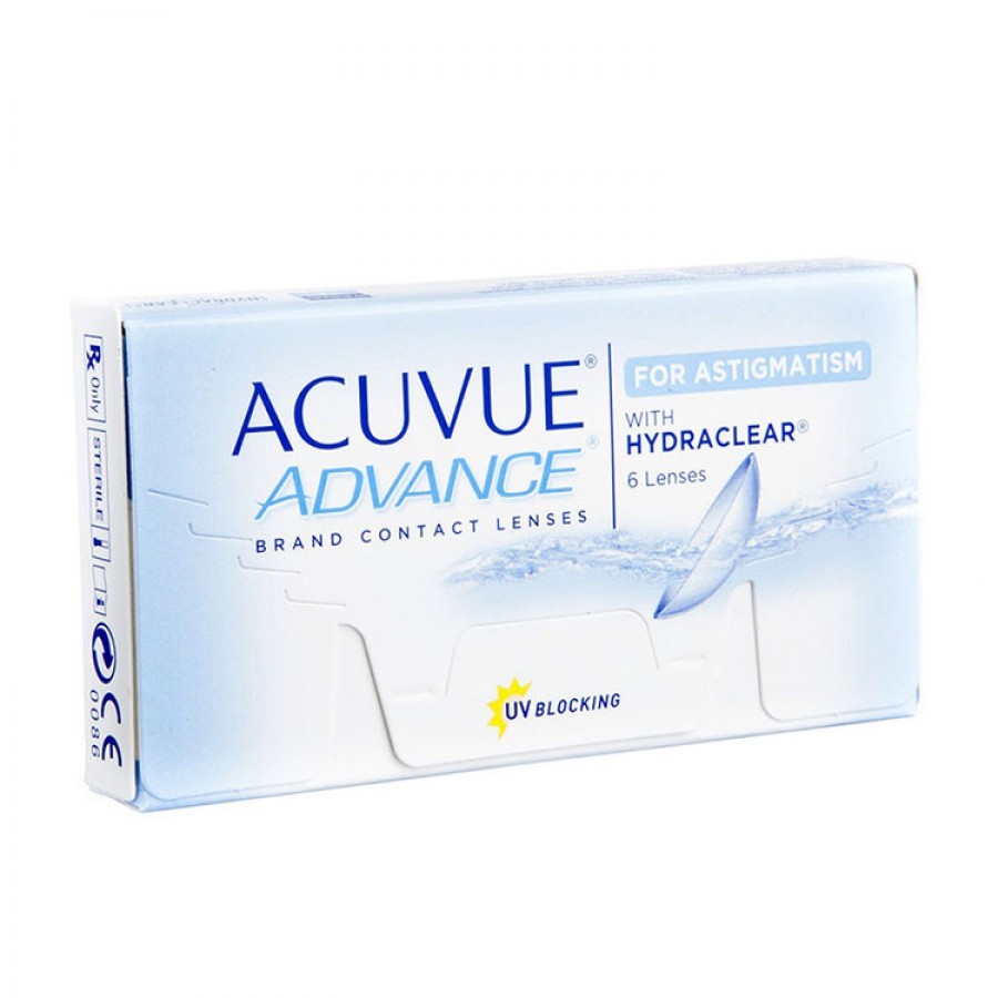Lentile de contact cu dioptrii Johnson&Johnson Acuvue Advance for Astigmatism saptamanale 6 lentile / cutie cu comanda online