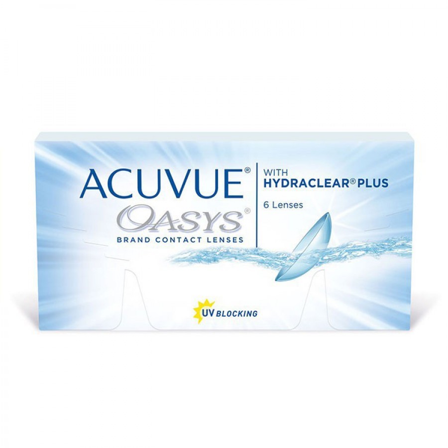 Lentile de contact cu dioptrii Johnson&Johnson Acuvue Oasys saptamanale 6 lentile / cutie cu comanda online