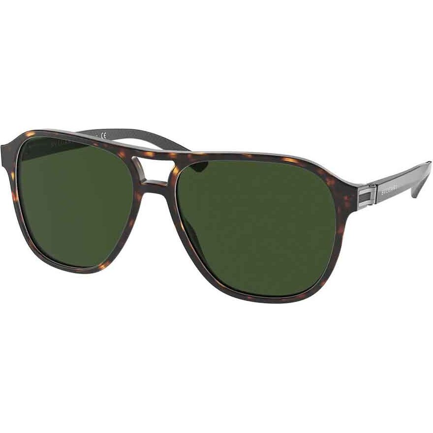 Ochelari de Soare Barbati Pilot Bvlgari BV7034 5411G6 Havana Originali cu comanda online