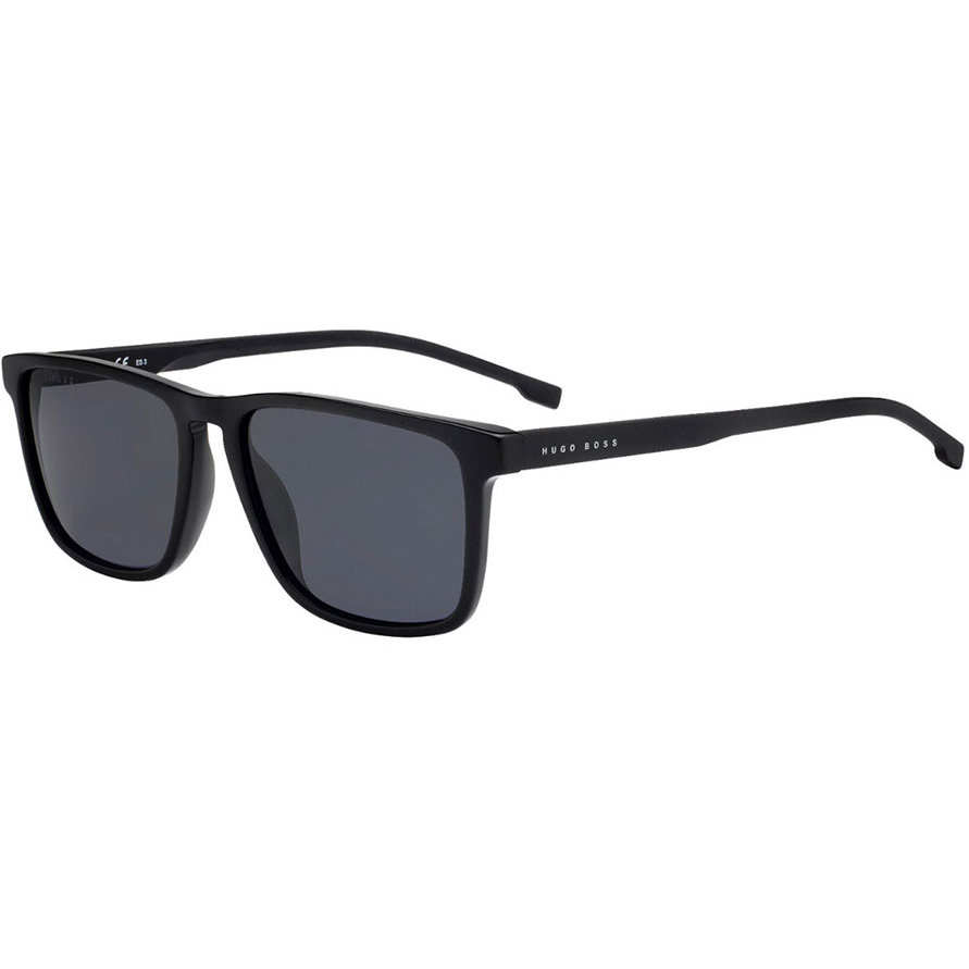 Ochelari de Soare Barbati Rectangulari Hugo Boss 0921/S 807/IR Negri Originali cu comanda online