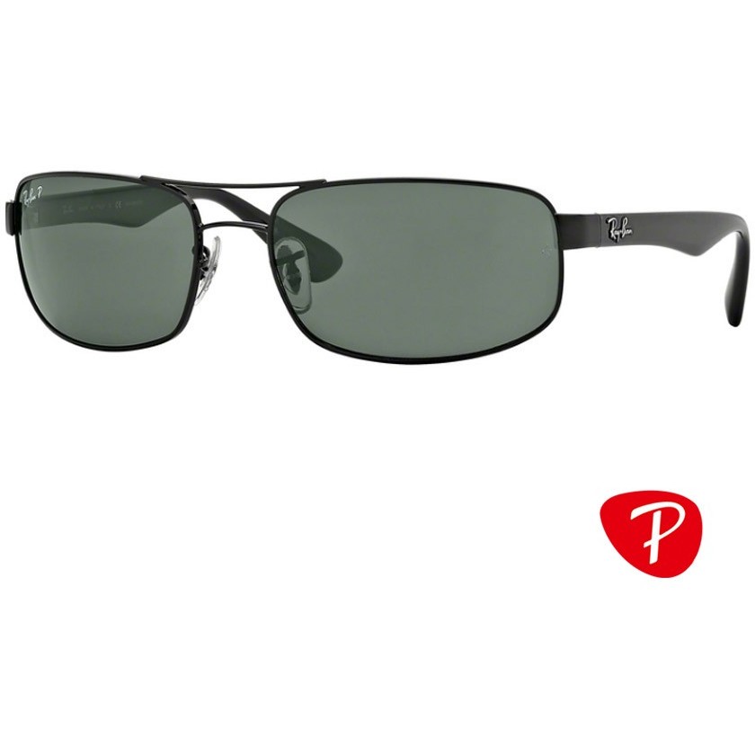 Ochelari de Soare Barbati Rectangulari Ray-Ban RB3445 002/58 Negri Originali cu comanda online