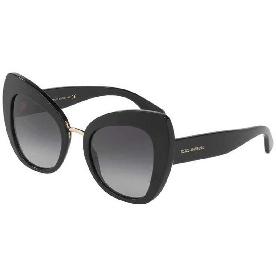 Ochelari de Soare Dama Fluture Dolce & Gabbana DG4319 501/8G Negri Originali cu comanda online