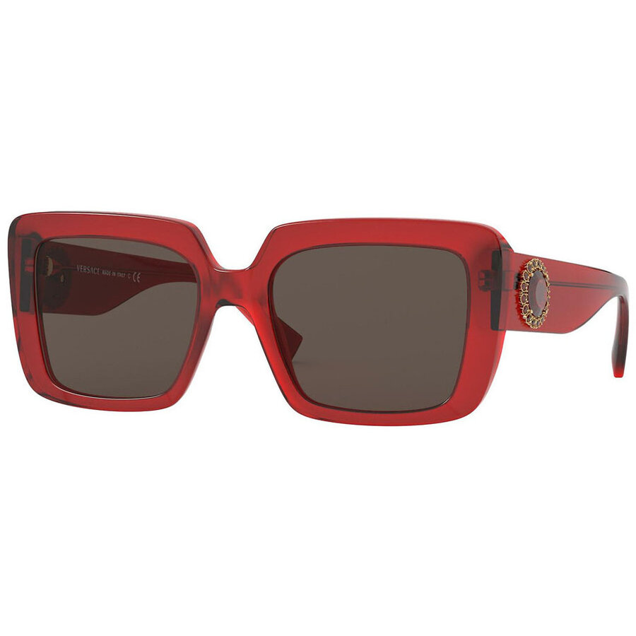 Ochelari de Soare Dama Patrati Versace VE4384B 528073 Rosii Originali cu comanda online