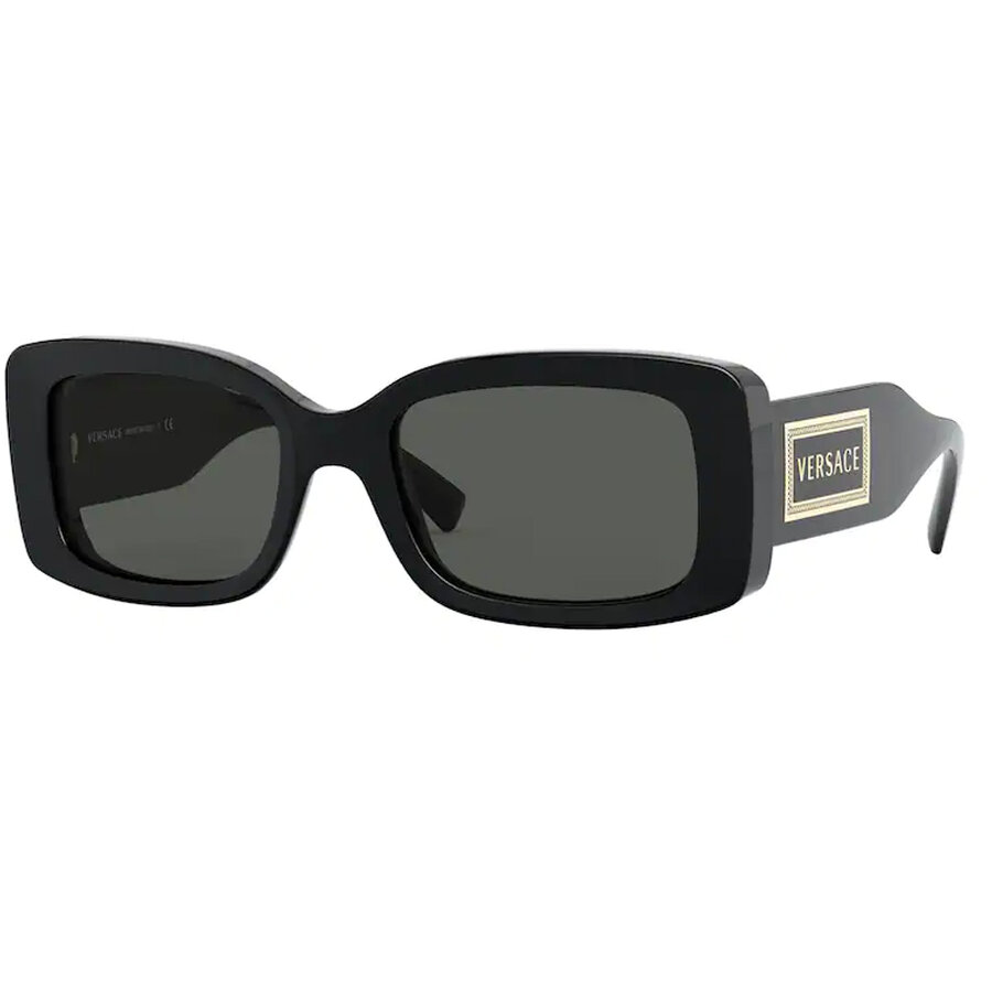 Ochelari de Soare Dama Rectangulari Versace VE4377 GB1/87 Negri Originali cu comanda online