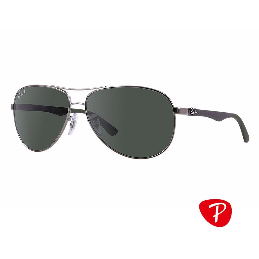 Ochelari de Soare Pilot Carbon Fibre Ray-Ban RB8313 004/N5 Argintii Unisex Originali cu comanda online