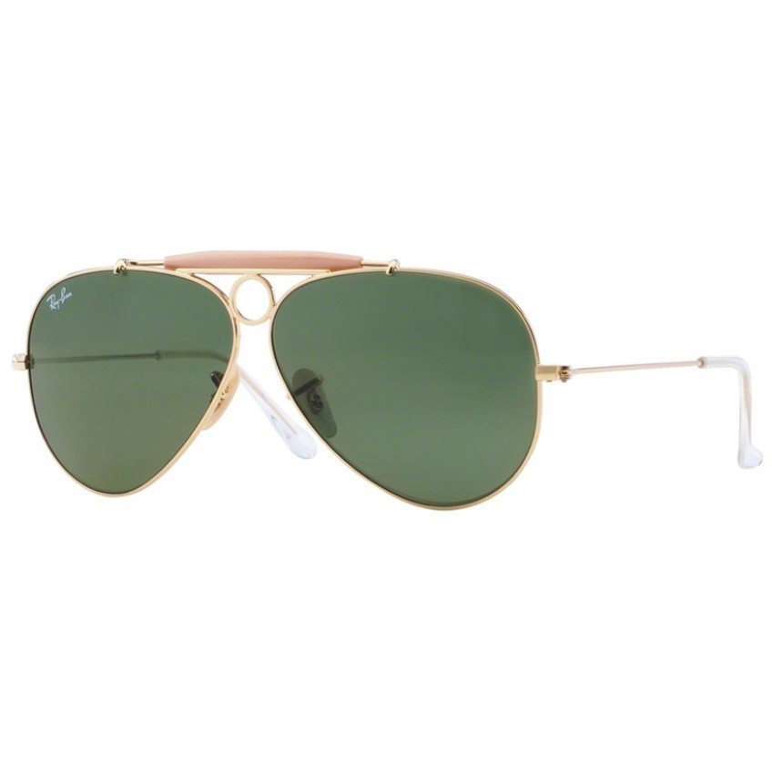 Ochelari de Soare Pilot Shooter Ray-Ban RB3138 001 Aurii Unisex Originali cu comanda online
