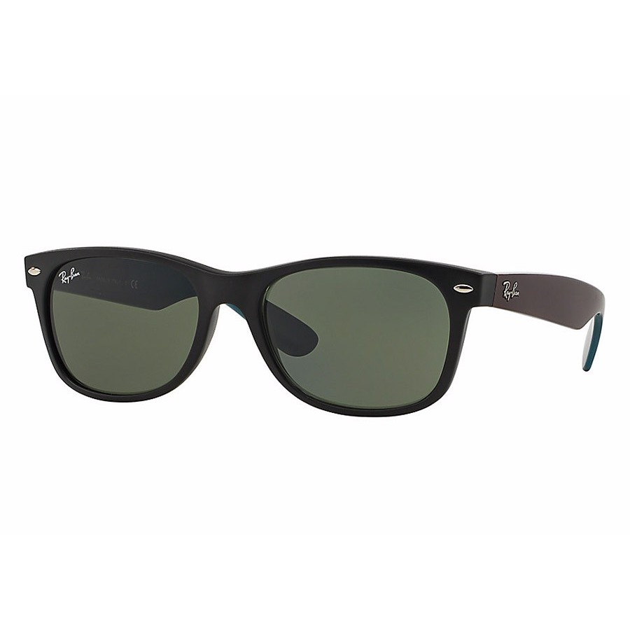 Ochelari de Soare Rectangulari New Wayfarer Ray-Ban RB2132 6182 Negri Unisex Originali cu comanda online