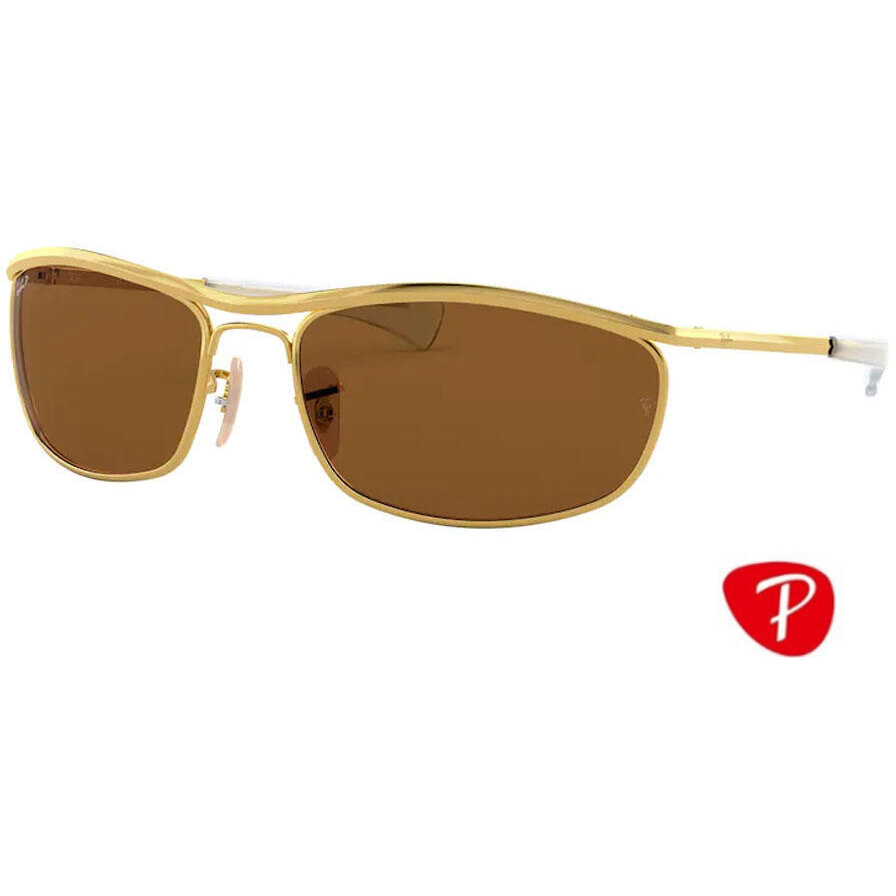 Ochelari de Soare Rectangulari Ray-Ban RB3119M 001/57 Aurii Unisex Originali cu comanda online