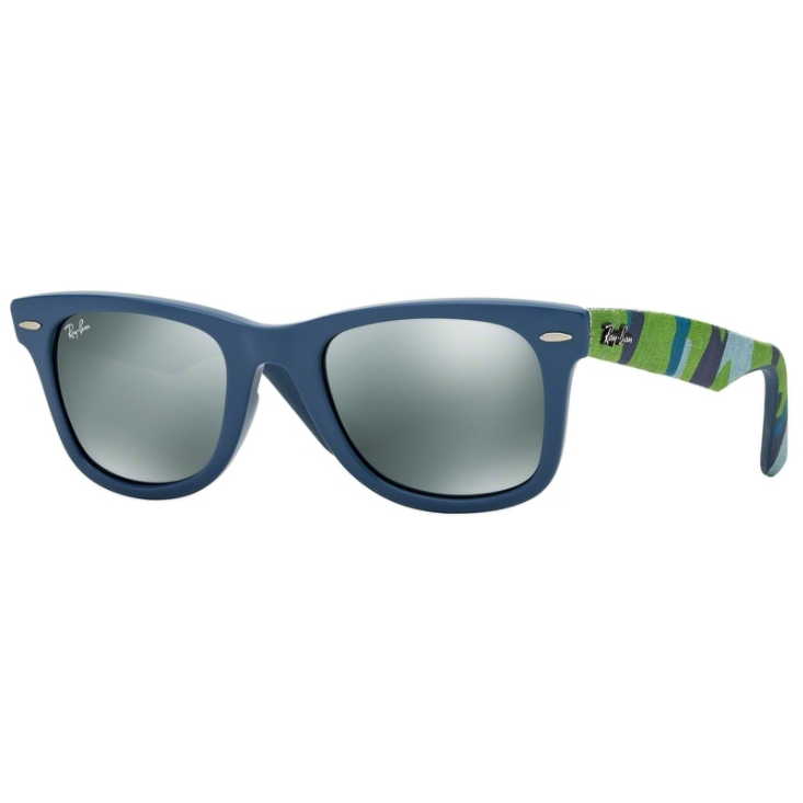 Ochelari de Soare Rectangulari Wayfarer Ray-Ban RB2140 606140 Albastri Unisex Originali cu comanda online