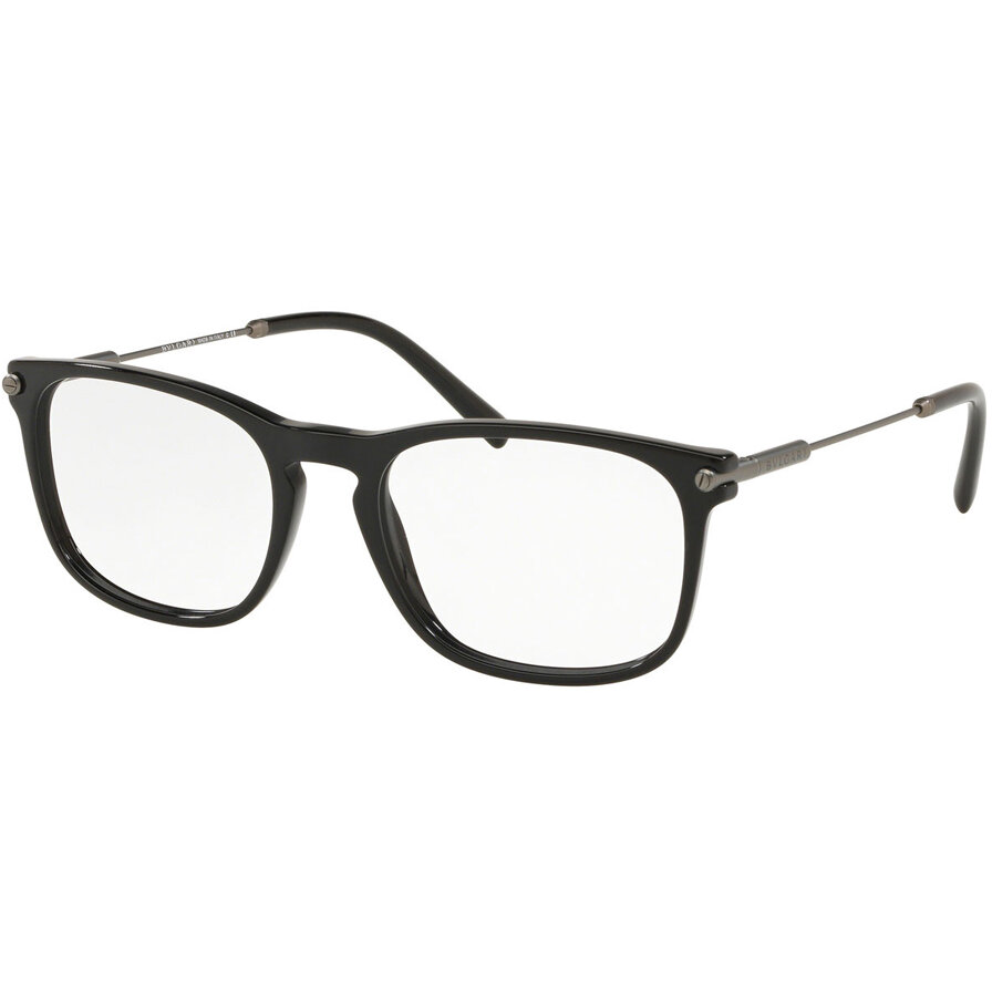 Rame Bvlgari BV3038 501 Rectangulare negre pentru Ochelari de Vedere Barbati cu comanda online
