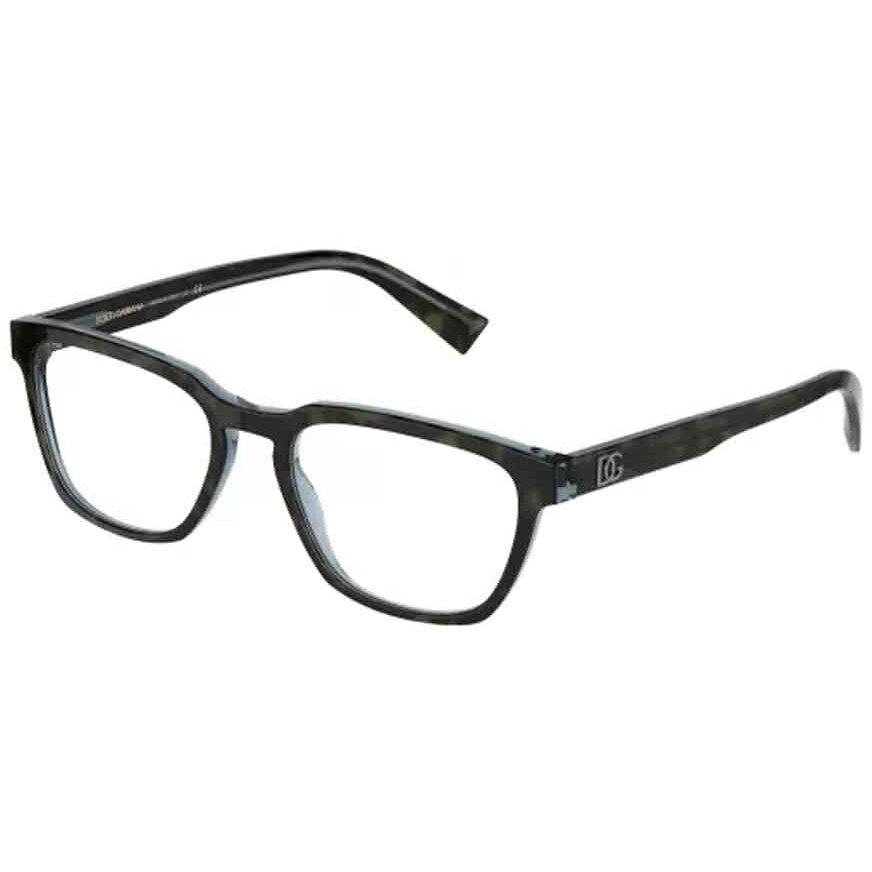 Rame Dolce & Gabbana DG3333 3209 Rectangulare havana pentru Ochelari de Vedere Barbati cu comanda online