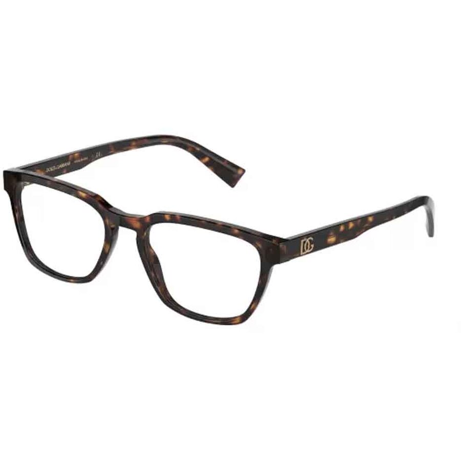 Rame Dolce & Gabbana DG3333 502 Rectangulare havana pentru Ochelari de Vedere Barbati cu comanda online