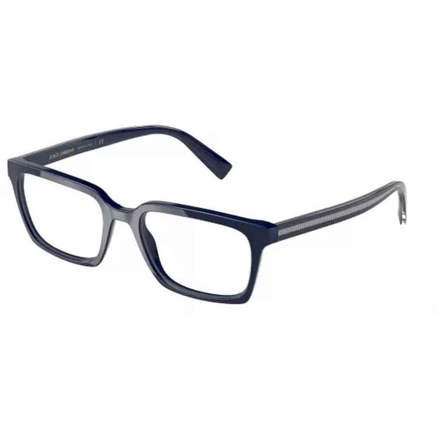 Rame Dolce & Gabbana DG3337 3280 Rectangulare albastre pentru Ochelari de Vedere Barbati cu comanda online