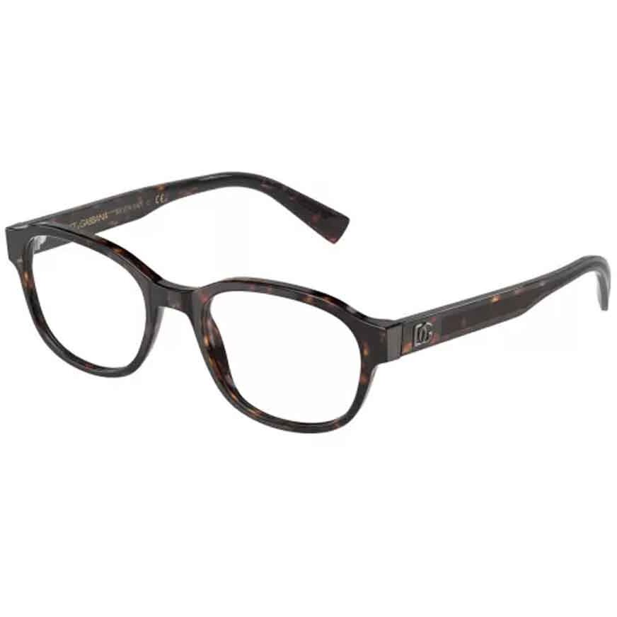 Rame Dolce & Gabbana DG3339 502 Rotunde havana pentru Ochelari de Vedere Barbati cu comanda online