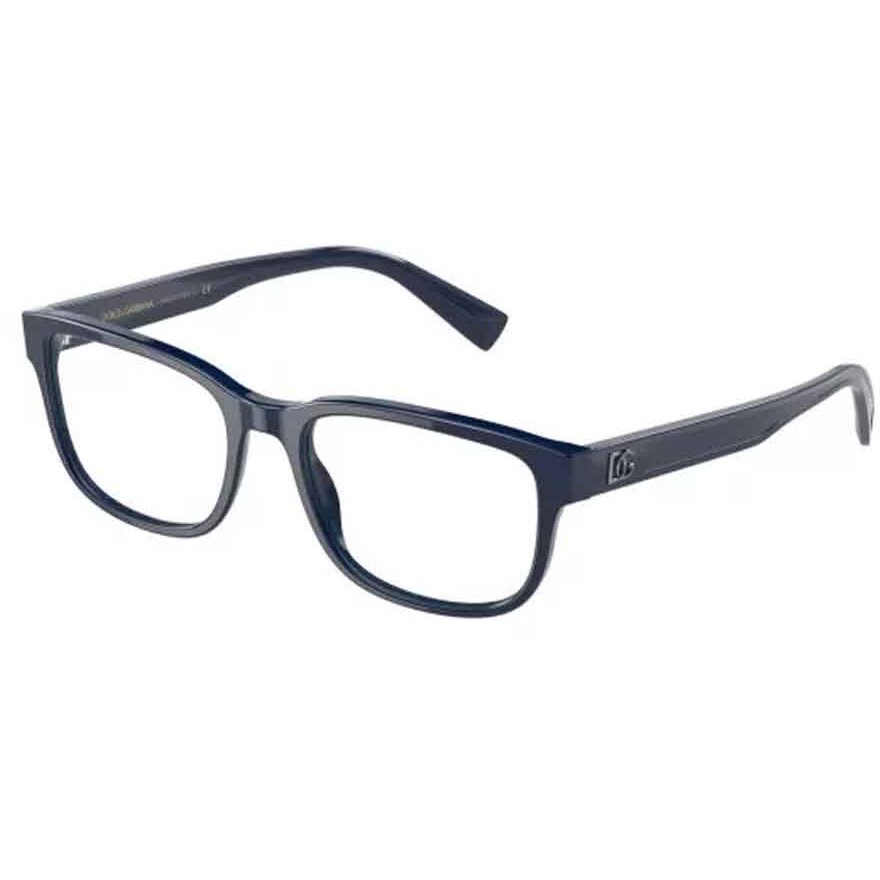 Rame Dolce & Gabbana DG3341 3280 Rectangulare albastre pentru Ochelari de Vedere Barbati cu comanda online