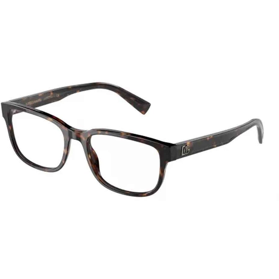 Rame Dolce & Gabbana DG3341 502 Rectangulare havana pentru Ochelari de Vedere Barbati cu comanda online