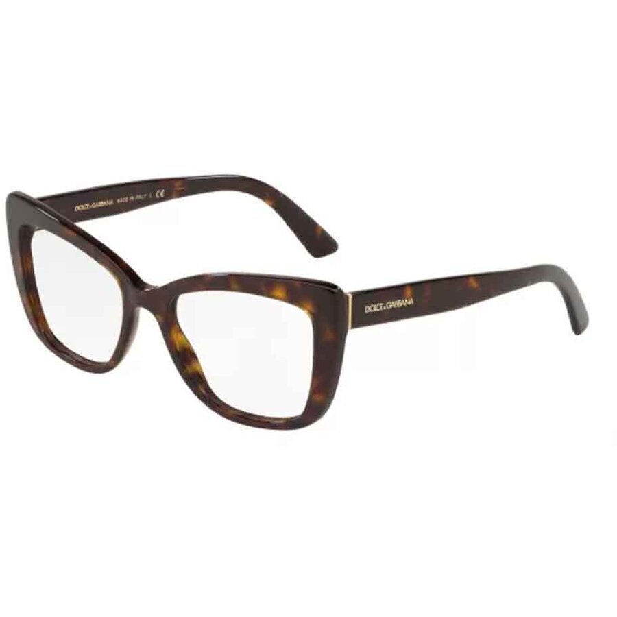 Rame Ochelari de Vedere Dolce & Gabbana DG3308 502 havana Ochi de pisica de dama cu comanda online