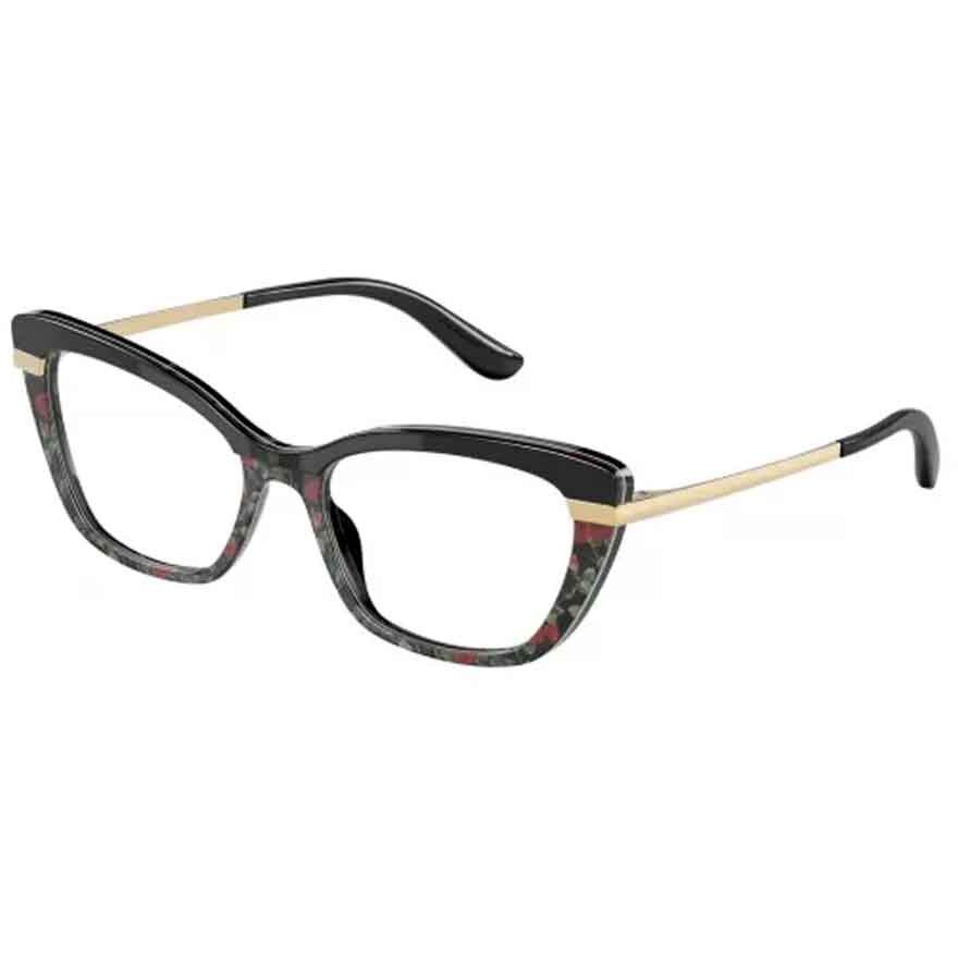 Rame Ochelari de Vedere Dolce & Gabbana DG3325 3317 aurii Ochi de pisica de dama cu comanda online