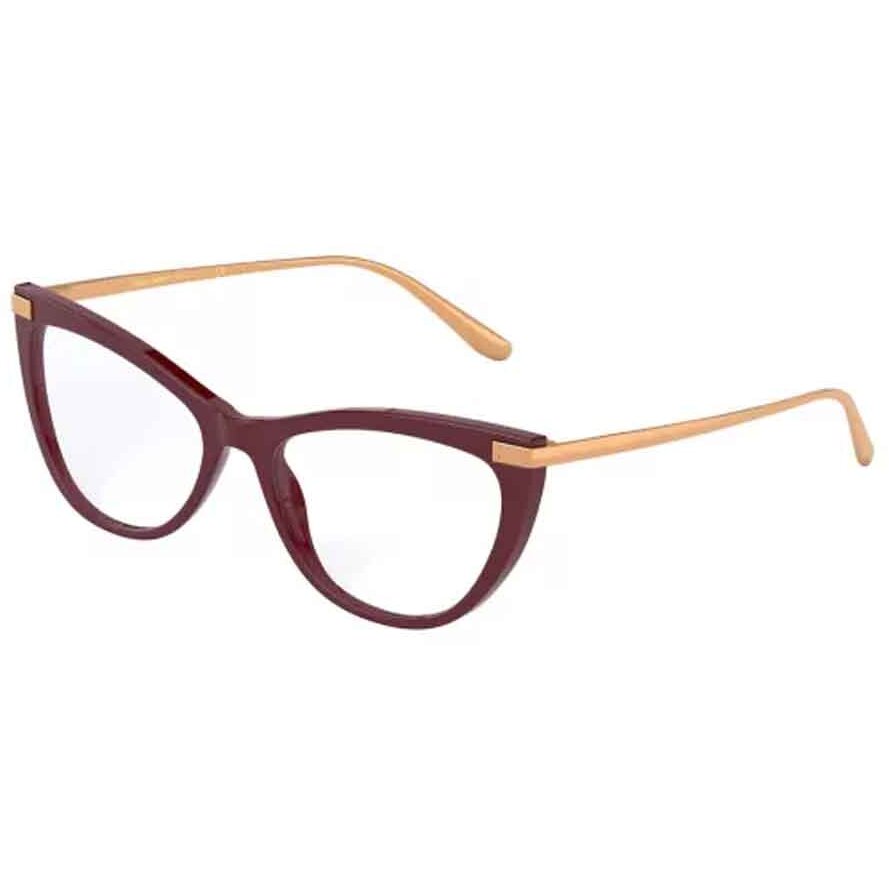 Rame Ochelari de Vedere Dolce & Gabbana DG3329 3091 visinii Ochi de pisica de dama cu comanda online
