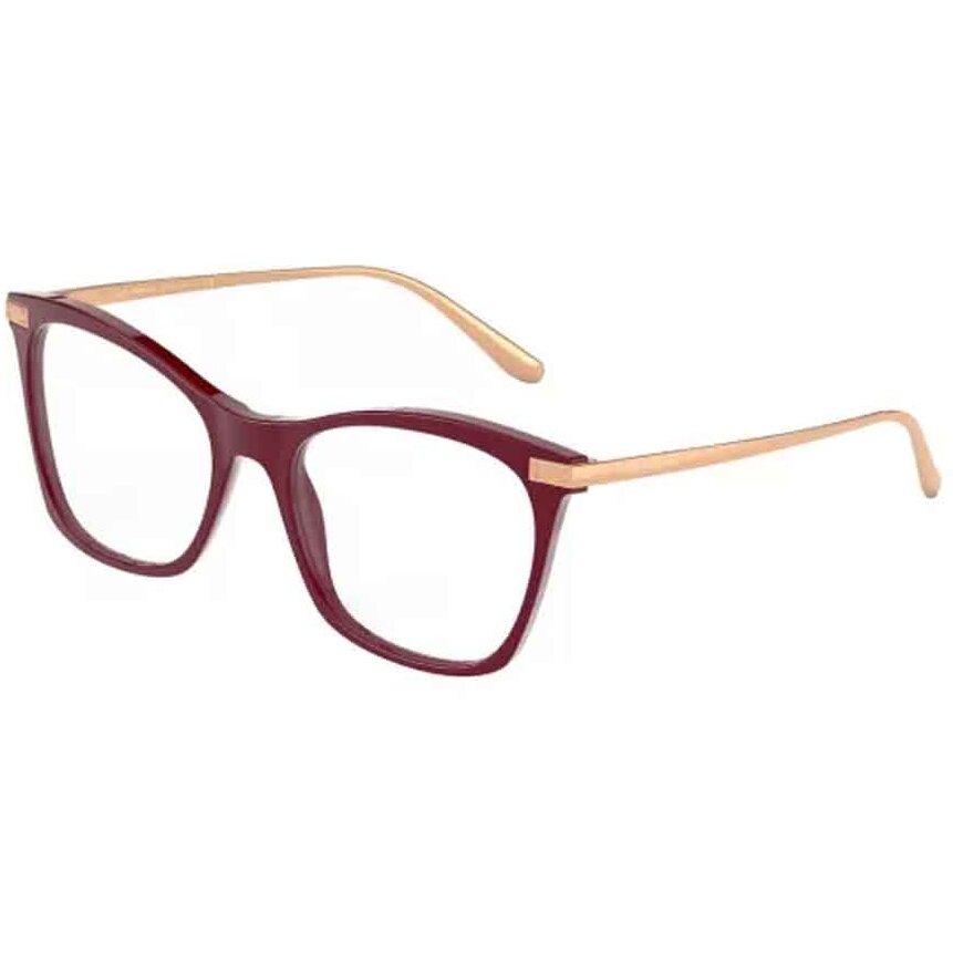 Rame Ochelari de Vedere Dolce & Gabbana DG3331 3091 visinii Patrate de dama cu comanda online