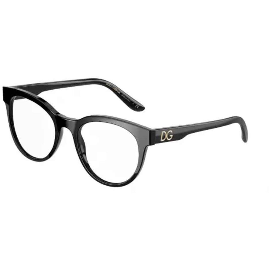 Rame Ochelari de Vedere Dolce & Gabbana DG3334 501 negre Rotunde de dama cu comanda online
