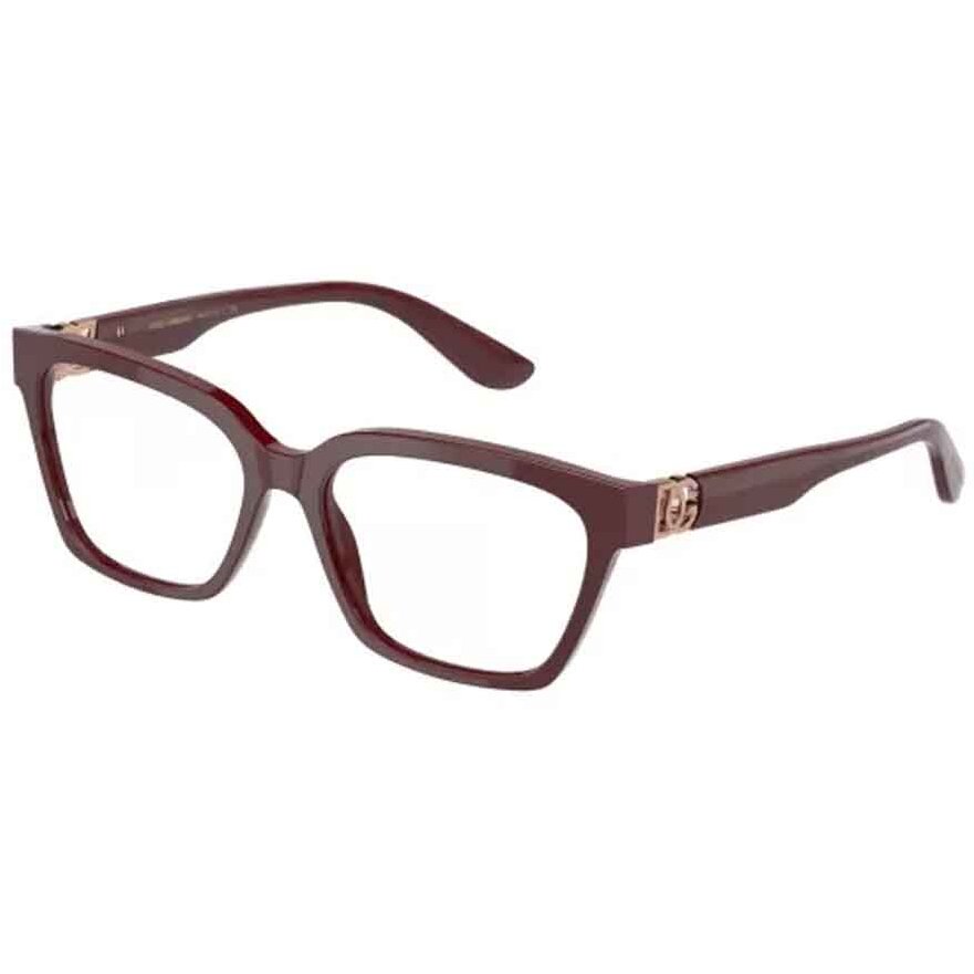 Rame Ochelari de Vedere Dolce & Gabbana DG3343 3091 visinii Rectangulare de dama cu comanda online