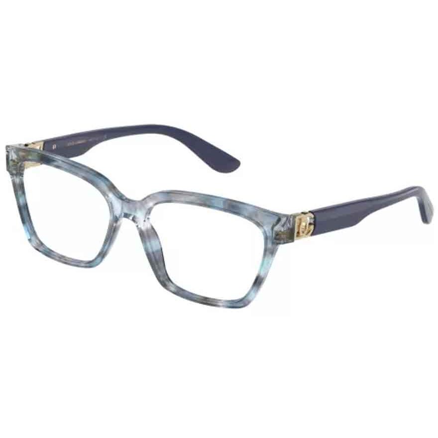 Rame Ochelari de Vedere Dolce & Gabbana DG3343 3320 albastre Rectangulare de dama cu comanda online