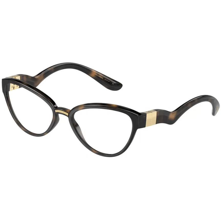 Rame Ochelari de Vedere Dolce & Gabbana DG5079 502 havana Ochi de pisica de dama cu comanda online