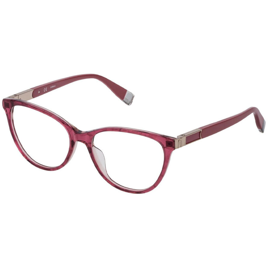 Rame Ochelari de Vedere Fluture Furla VFU388 09QP roz de dama cu comanda online