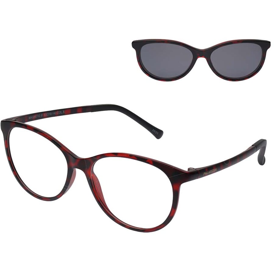 Rame Ochelari de Vedere Fluture Polarizen CLIP-ON MAGNETO9 COL5 havana de dama cu comanda online