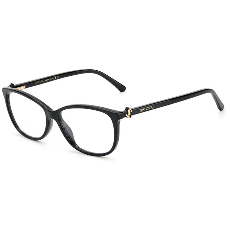 Rame Ochelari de Vedere Jimmy Choo JC308 DXF negre Rectangulare de dama cu comanda online