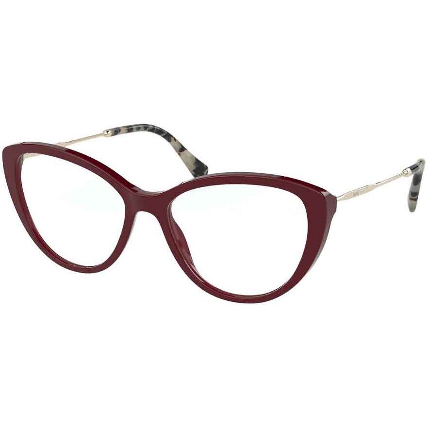 Rame Ochelari de Vedere Miu Miu MU 02SV USH1O1 aurii Ochi de pisica de dama cu comanda online