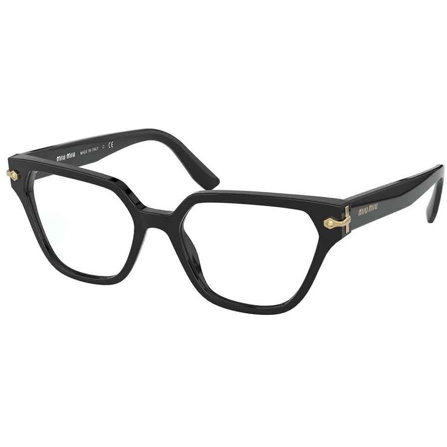 Rame Ochelari de Vedere Miu Miu MU 02TV 1AB1O1 negre Fluture de dama cu comanda online