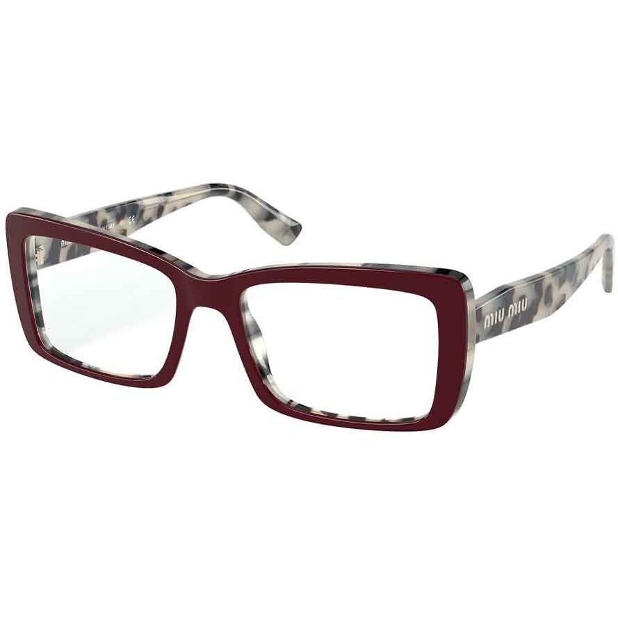 Rame Ochelari de Vedere Miu Miu MU 03SV 03E1O1 havana Rectangulare de dama cu comanda online
