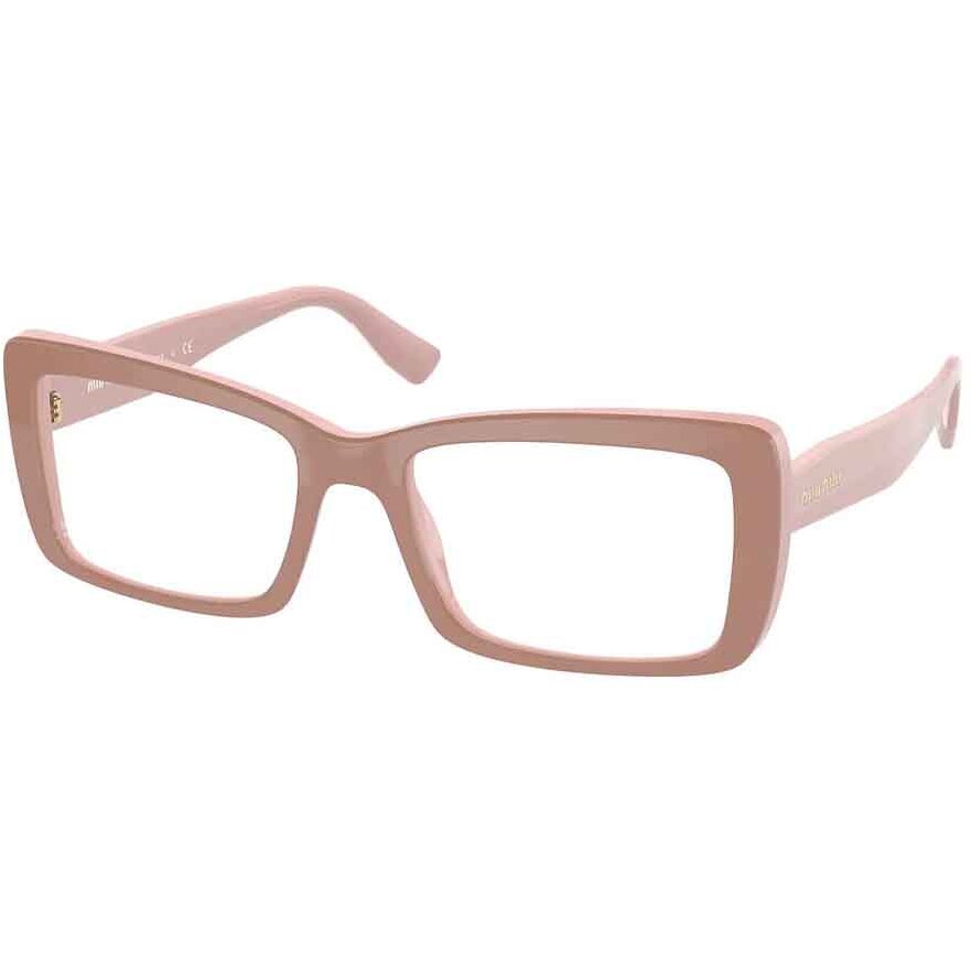 Rame Ochelari de Vedere Miu Miu MU 03SV 03T1O1 roz Rectangulare de dama cu comanda online